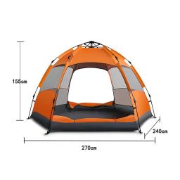 Barraca de acampamento automática, pano Oxford ventilado ao ar livre, Quick Montar tenda para escalada na praia, Family Trips, Trekking - Image 6