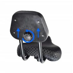 Selim de assento de bicicleta flexível e confortável, assento de bicicleta com encosto, acessórios de ciclismo para viagens diárias - Image 2
