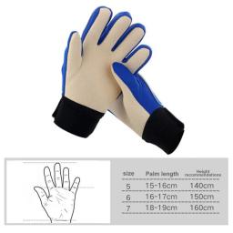 Luvas Goalkeeper para crianças e adultos, Luvas de futebol, respirável, resistente ao impacto, aderência premium, textura antiderrapante, luvas de futebol ideais - Image 6