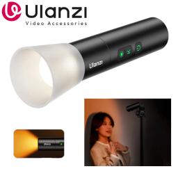 Ulanzi-LM07 LED Fotografia Fill Light, Fotografia e Sunset Lamp, Spotlight Fotografia Criativa, Zoom Retrato Atmosfera, Luz de preenchimento criativo - Image 1