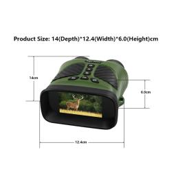 Binóculos Zoom Digital com Câmera Embutida, 8X, Câmera de Caça, Foto HD e Vídeo, Dispositivo Infravermelho Noturno, Bateria 2500mAh, DT39 - Image 5