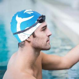 Silicone Homens Mulheres Cabelo Longo Swim Pool Hat Esportes Adultos Proteger Orelhas Natação Hat Cover Para Crianças Crianças - Image 2