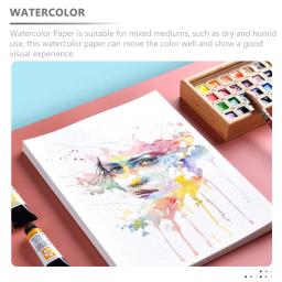 20 folhas de papel de pintura em aquarela de alta qualidade para artistas profissionais, ideais para iniciantes e entusiastas da arte - Image 5