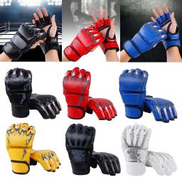 Luvas de boxe MMA masculinas e femininas, equipamento de treino Sanda, jovens adultos e crianças, karatê, muay thai, luta livre - Image 1