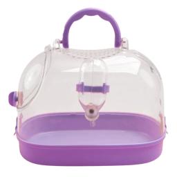 Gaiola viagem para animais pequenos, porta pequenos para animais estimação, caixa transporte ventilada para mão - Image 2