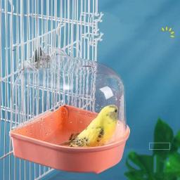 Cubo de Banho Pássaro Pendurado para Papagaios, Banheira para Chuveiro, Acessório para Gaiola, Little Bird Canary, Calopsita Periquito - Image 6
