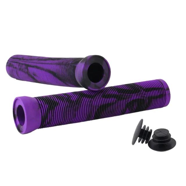 Punhos de bicicleta em borracha com absorção de choque para velocidade máxima - 22,2mm, 16,5cm