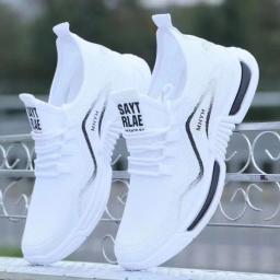 Tênis de corrida antiderrapante respirável masculino, tênis casual masculino, sapatos simples ao ar livre, novo, para primavera - Image 1