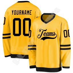 Colorido Hóquei Jersey, Nome Personalizado Equipe Logotipo Número Pulôver, Mangas Compridas, 3DPrint, Harajuku Casual Engraçado Moletons, Nova Moda - Image 3