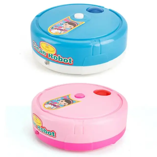 Robô Aspirador Musical para Crianças - Brinquedo Interativo de Limpeza e Diversão com Casa de Bonecas
