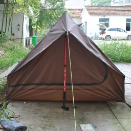 Ultraleve impermeável Outdoor Trekking Pole Tent, sem POLE Mochila Tent, Caminhadas, 3-Pessoa, Tendas leves - Image 2