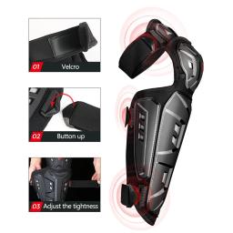 Joelho cotovelo almofadas protetoras da motocicleta motocross patinação protetores equipamentos esportivos ao ar livre equitação equipamentos de proteção 4 pçs/set - Image 2