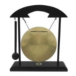 Mini Desktop Wind Chime Instrumento de Percussão, Drum Cymbals, Gongos com Mallet, Home Decor, Household Gift, Household - Image 4