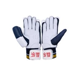 Luvas de rebatidas de críquete esquerdo, Esponja Engrossa, Absorção de choque, Resistência Deslizamento, Proteção De Mão De Couro Respirável - Image 5