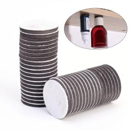 Folha magnética redonda autoadesiva ímãs pretos disco de borracha flexível pequenos ímãs pegajosos adesivos diy artesanato decoração de geladeira - Image 6