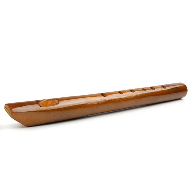Flauta Vertical Pitoresca D Key para Clarinete - Instrumento Musical Portátil com Saco para Sopros Folk
