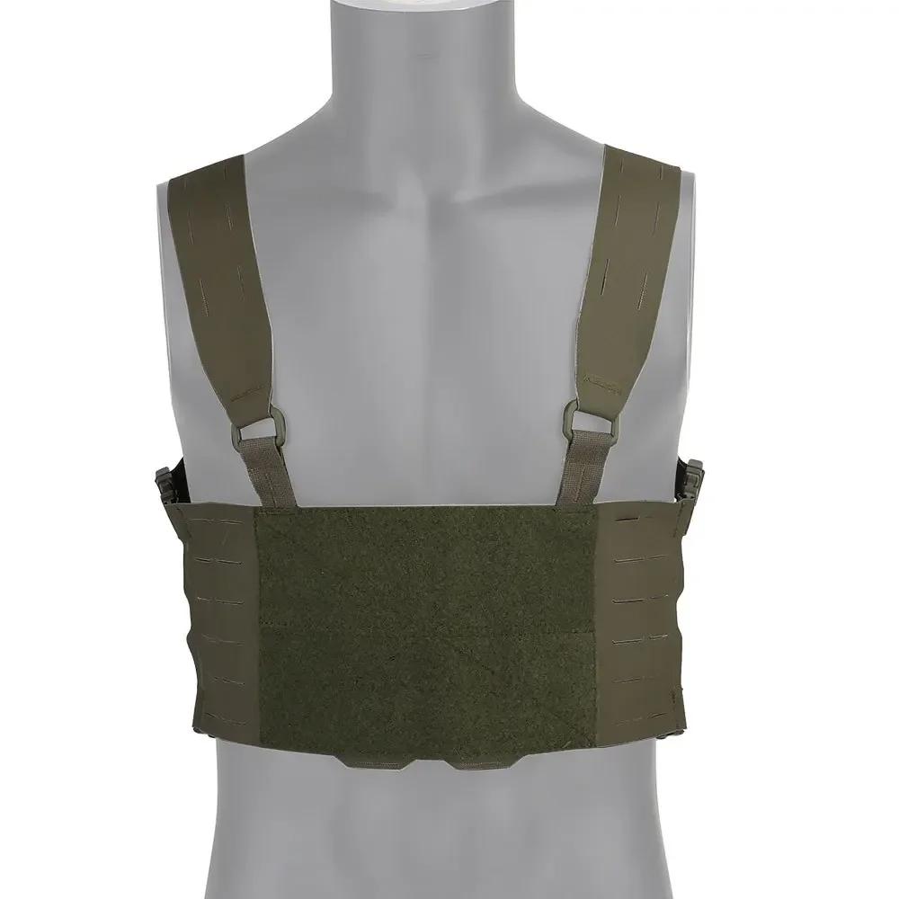 Colete de nylon ajustável para homens e mulheres, ferro estilo H harness, versão larga, equipamento de peito FCPC, colete airsoft destacável Molle - Image 1