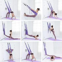Straight Horse Crotch Aerial Yoga Belt, elástico aberto Yoga Belt, Split Lower Waist Trainer, corda invertida, puxar a extensão - Image 3