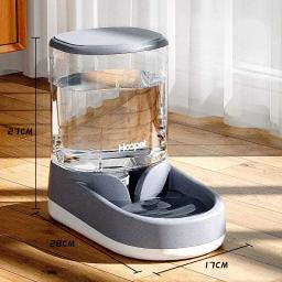 HOOPET-Bebedor automático para animais de estimação, alimentador úmido e seco, tigela de bebida, tigela de comida, grande capacidade, pet fornecimentos - Image 6