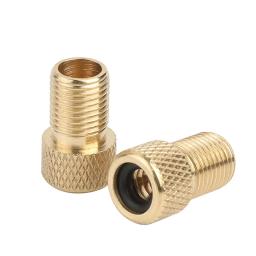 Adaptador de válvula francesa de bicicleta, adaptador de latão para presta para schrader, conversor de válvula de bicicleta, acessórios de conector de bomba 5/10 peças - Image 5