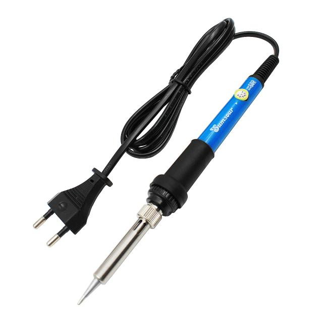 Kit de Ferro de Solda Elétrico 60W com Temperatura Ajustável e Ferramentas de Reparo 220V e 110V