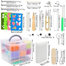 Agulha Felting Starter Kit com Ferramentas e Caixa de Armazenamento, DIY Craft Set, 36 Cores, Lã Roving, 109Pcs - Image 3