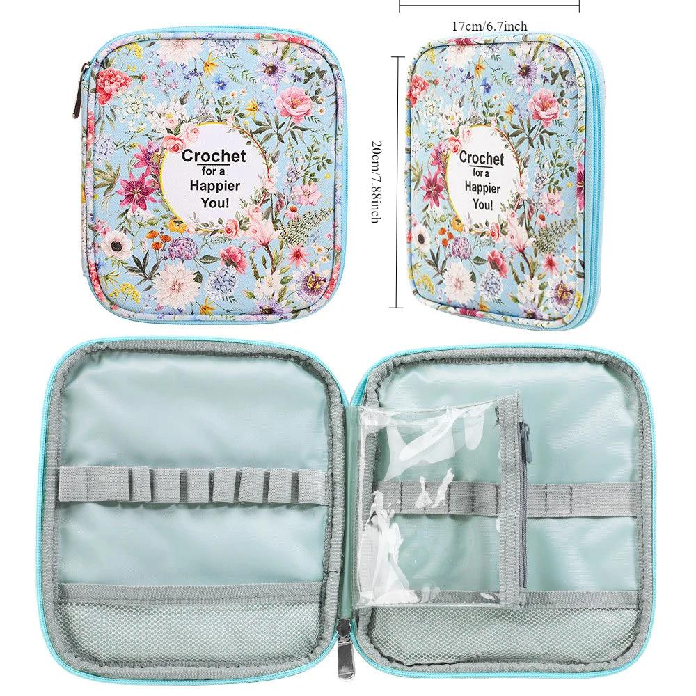 Agulhas de tricô para Crochet, Organizador, Saco De Armazenamento, Bolsa De Viagem, Ganchos, Kit De Acessórios De Costura, Circular - Image 1