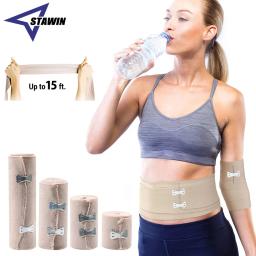 Bandagens de compressão com fecho de clipe |   Envoltórios elásticos para pés, tornozelo, joelho, pernas, braço e corpo, entorses musculares, lesões esportivas - Image 1