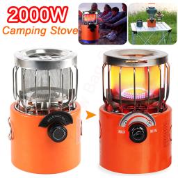 Portátil Camping Fogão, Fogão De Aquecimento, Aquecedores De Barraca, Alta Eficiência, Caça De Gelo, Pesca, Caminhadas, 2000W - Image 1