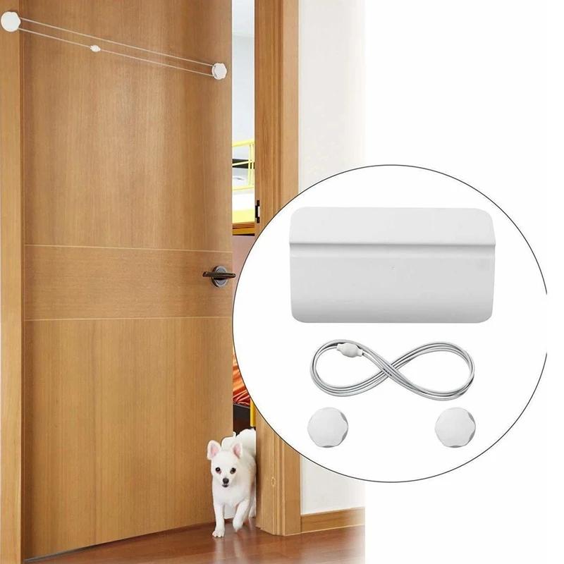 Entrada Automática Auxiliar para Animais de Estimação, Acesso Gratuito, Porta Bidirecional, Porta para Cães e Gatos, Out and Entry, 1 PC - Image 1