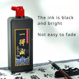 Tinta especial de garrafa grande, adequada para caligrafia e pintura chinesa, escova e pincel para estudantes, tinta refinada, 100g, 250g, 500g - Image 2