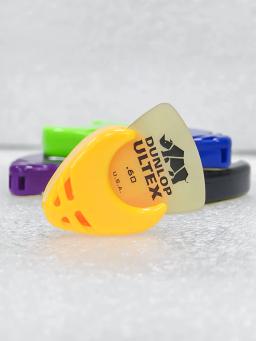 6 peças de plástico para suporte de palheta de guitarra com suporte adesivo (cor aleatória, palhetas não incluídas) Acessórios para guitarra - Image 6