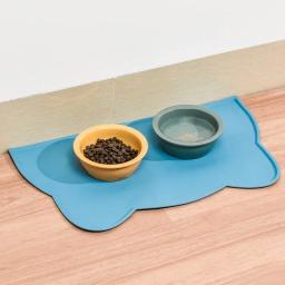 Silicone Anti-Sujo Pet Mats, Food Grade, fácil de limpar gatos e Dog Bowl Pad, impermeável e à prova de vazamento, Anti-Slip Pad, fácil de limpar - Image 3
