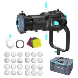 LIPPMANN-Ponto óptico Bowens Mount cônico Snoot Kit, LED contínuo luz, luz estroboscópica para retrato, fotografia de casamento - Image 1