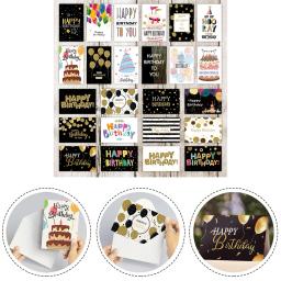 Cartões De Aniversário Premium Com Envelopes, Pacote De Cartão De Festa Misto, Presente De Aniversário Em Massa, 24Pcs - Image 1