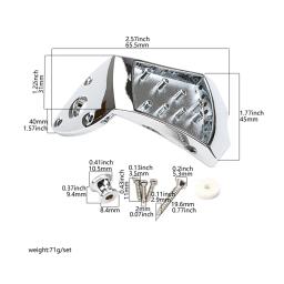 Bandolim arqueado superior Tailpiece, Peças do instrumento musical, 8 cordas - Image 6