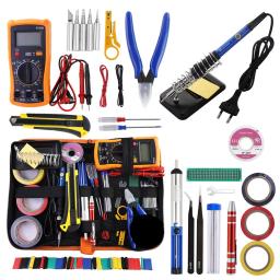 60W Ferro De Solda Elétrico Kit Com Multímetro Vários Acessórios Soldagem Tool Kit 110V 220V - Image 4