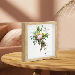 Moldura para flores secas, decoração de mesa profunda, caixa de sombra, moldura para arte - Image 2