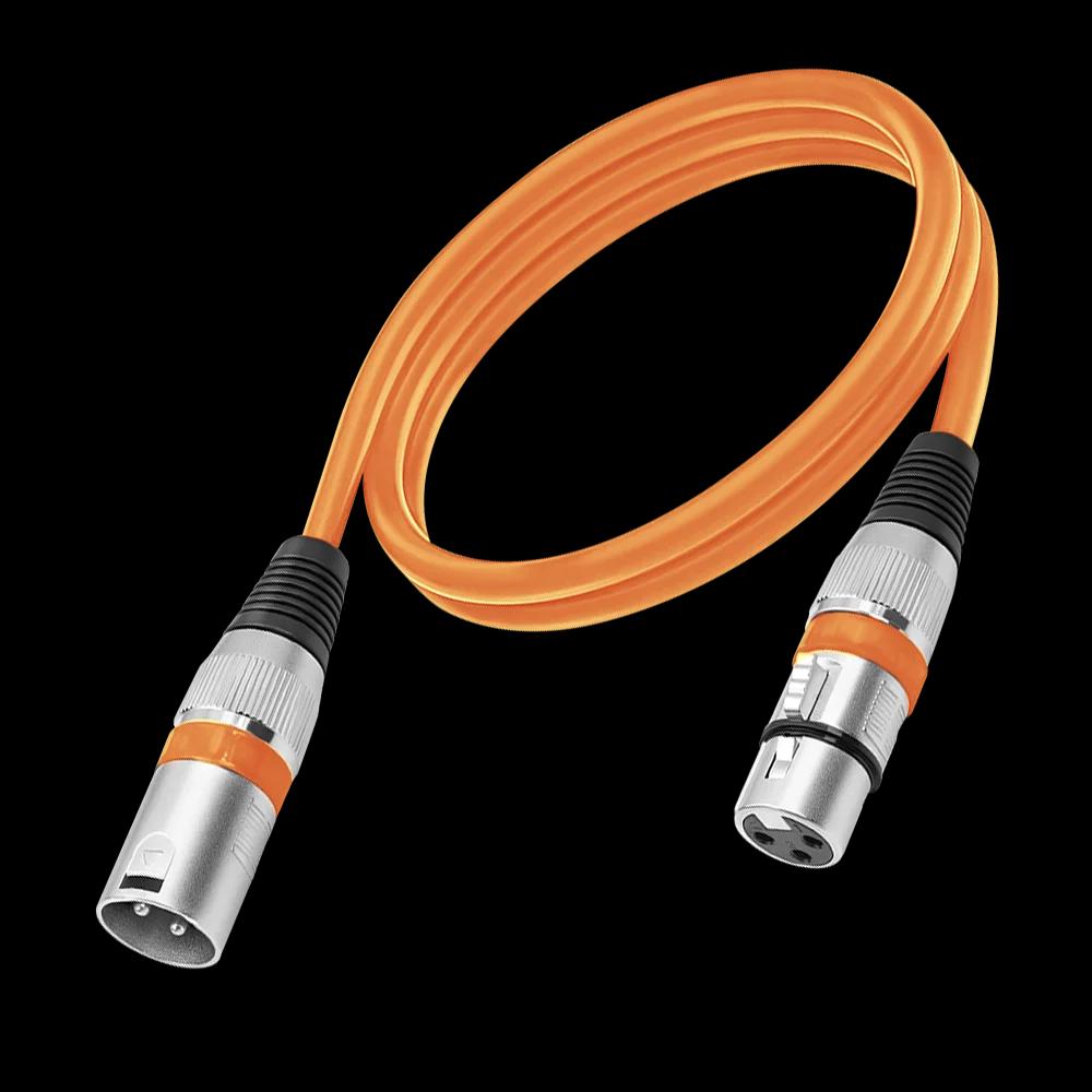 Cabo balanceado XLR para mixer amplificador, DMX iluminação, placa de som, 3 pinos conector, 3, 5, 10 metros de comprimento, fio profissional, alta qualidade - Image 1