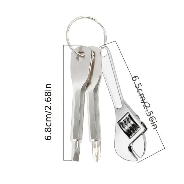 Conjunto de Chave de Fenda Mini 3 Peças Portátil