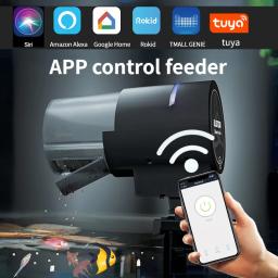 ILONDA Novo Wi-Fi Distribuidor de Alimentação do Alimentador Automático de Peixes 2nd Geração Alimentação de Longo Alcance do Controle Remoto com Temporizador de Contagem Regressiva - Image 1