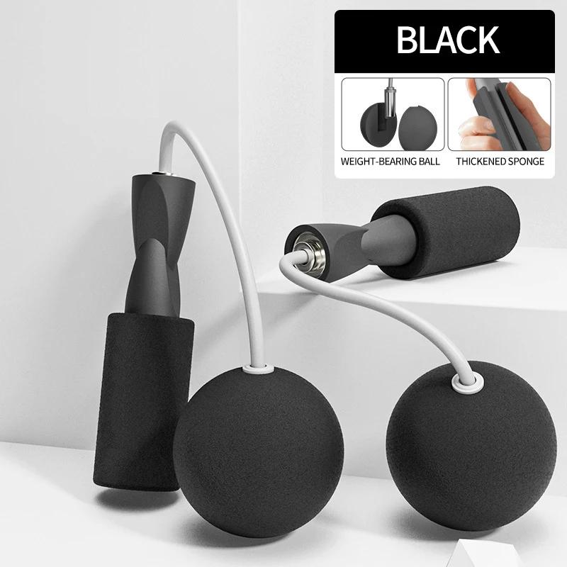 Corda de pular sem fio com bolas pesadas, esportes, treinamento fitness, musculação, velocidade rápida, corda de pular, equipamento de ginástica em casa - Image 1