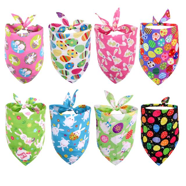 Kit de 50 Bandanas Coloridas para Cachorros Pequenos - Acessórios Estilosos para Filhotes em Festas e Eventos de Animais de Estimação