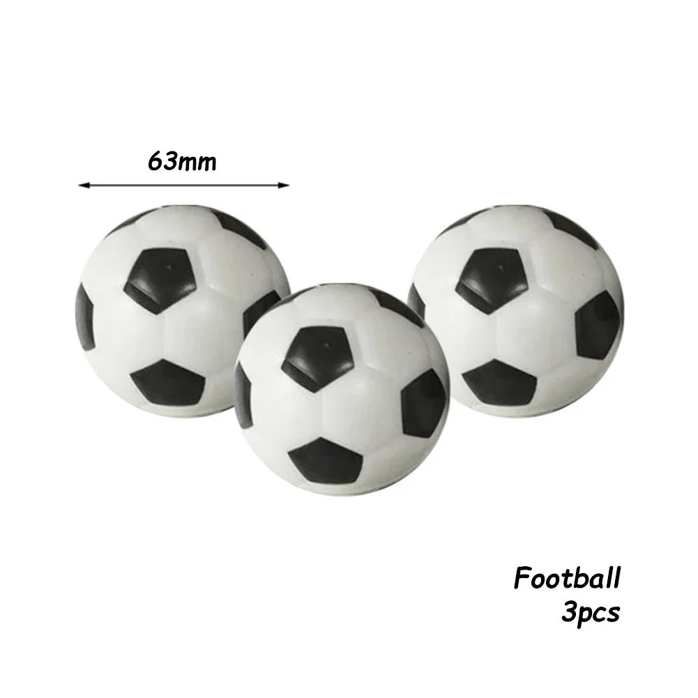 Bolas de espuma anti-stress para crianças, futebol, basquete, beisebol, tênis, brinquedos, espuma, descompressão, anti-stress, 63mm, 3pcs - Image 1