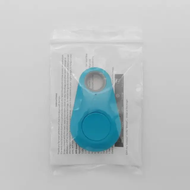 Dispositivo Antiperda Inteligente com Bluetooth Duplo, Alarme e Material ABS Personalizável para Pet, Chaves e Carteira