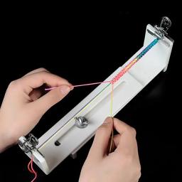 Tecelagem Ferramenta de Fixação para Fazer Jóias, Pulseira DIY, Bancada Tecida, Ajustável Comprimento, Tecelagem, Prático, 1 Conjunto - Image 6