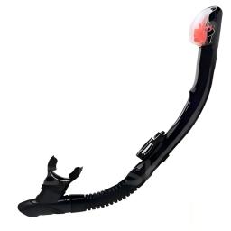 Snorkel de mergulho a seco com dispositivo anti-respingo, 1 contagem, Válvula superior para mergulho flutuante, Natação B - Image 2