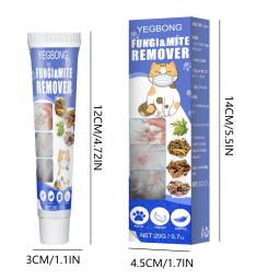 Pomada de remoção de ácaros para animais, anti-coceira, remoção de fungos, micose, cuidados externos, tratamento da pele do cão e do gato - Image 3
