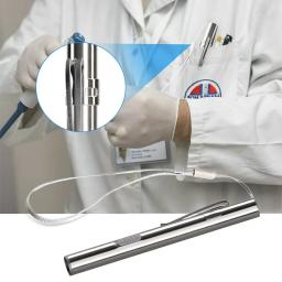 Mini Portátil Médica Handy LED Pen Light Lanterna USB recarregável Dentista Enfermeira Tocha com Clipe De Aço Inoxidável - Image 2