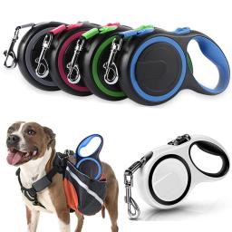 Trela automática retrátil Pet Dog, 3 m, 5 m, 8m, Nylon durável, Doggy leva, andando suprimentos, pequeno, médio, cães grandes - Image 1